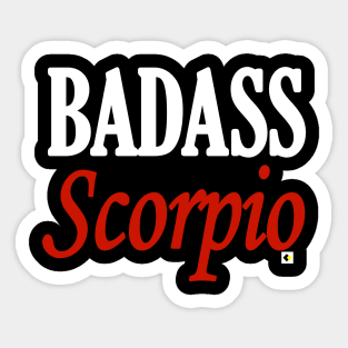 BADASS Scorpio Sticker